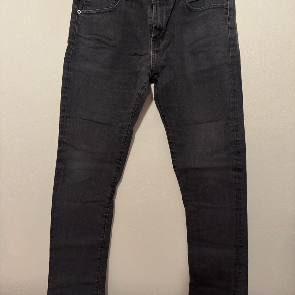 AG Adriano Goldschmied Men's Slim Black Jeans
